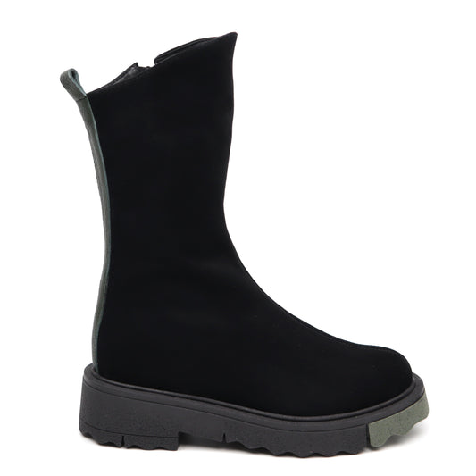 Anna Viotti Ghete dama D44 4448 negru velur ID3118-NGV