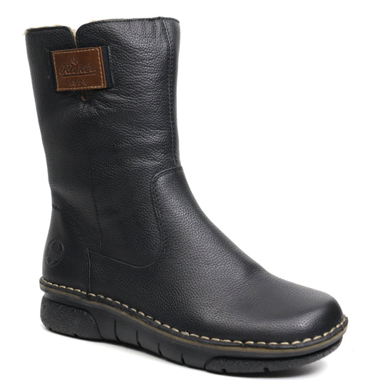 Rieker Ghete dama piele naturala 73350 00 negru ID3137-NG