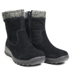 Rieker Ghete dama L7165 00 negru velur ID3198-NGV