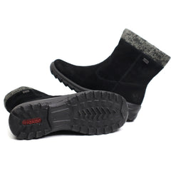 Rieker Ghete dama L7165 00 negru velur ID3198-NGV