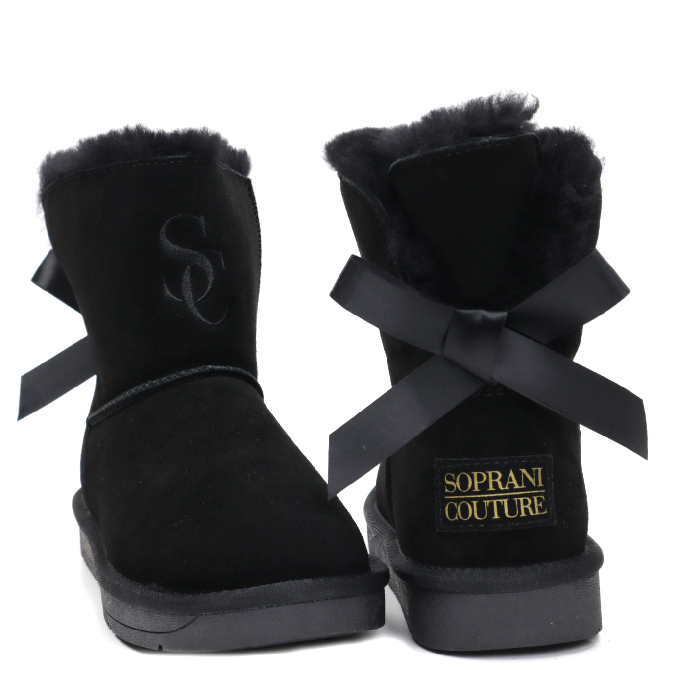 Soprani Couture Ghete dama SCW221867 negru velur ID3259-NGV