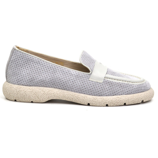 Anna Viotti Pantofi dama D12 221 gri nubuk ID3302-GRIN
