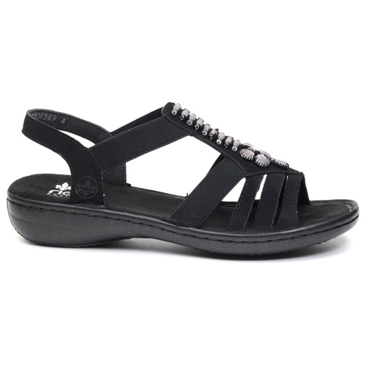 Rieker Sandale dama 60806 00 negru ID3330-NG
