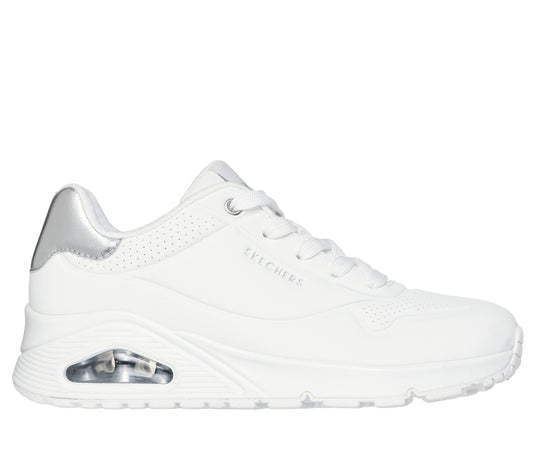 Skechers Pantofi dama sport  UNO GOLDEN AIR 177094 WHITE/SILVER ID3335-WSL