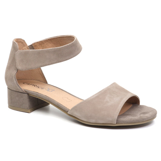 Caprice Sandale dama 9 28212 20 taupe velur ID3393-TPEV