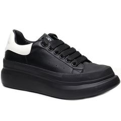 Franco Gerardo Pantofi dama  piele naturala 232806 talpa neagra negru ID3525-NG