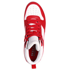 Skechers Ghete dama sport UNO HIGH REGARDS 177099 WHITE/RED ID3550-WRD