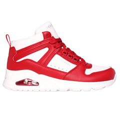 Skechers Ghete dama sport UNO HIGH REGARDS 177099 WHITE/RED ID3550-WRD