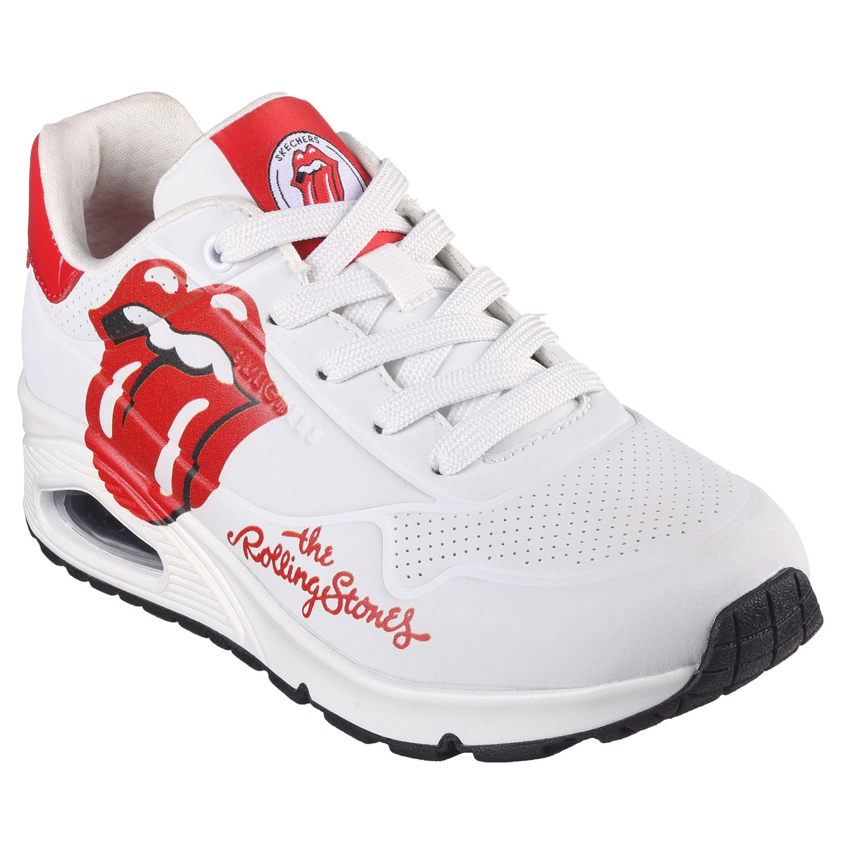 Skechers Pantofi dama sport UNO ROLLING STONES 177965 WHITE/RED ID3562-WRD