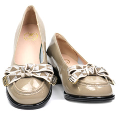 Formazione Pantofi dama F30 taupe lac ID3574-TPEL