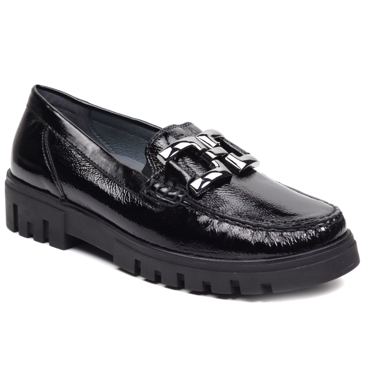 Waldlaufer Pantofi dama 723508 143 001 negru lac ID3580-NGL