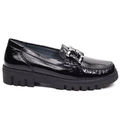 Waldlaufer Pantofi dama 723508 143 001 negru lac ID3580-NGL