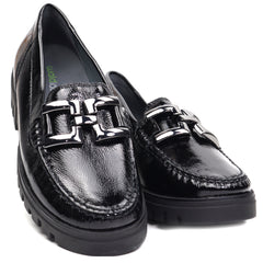Waldlaufer Pantofi dama 723508 143 001 negru lac ID3580-NGL