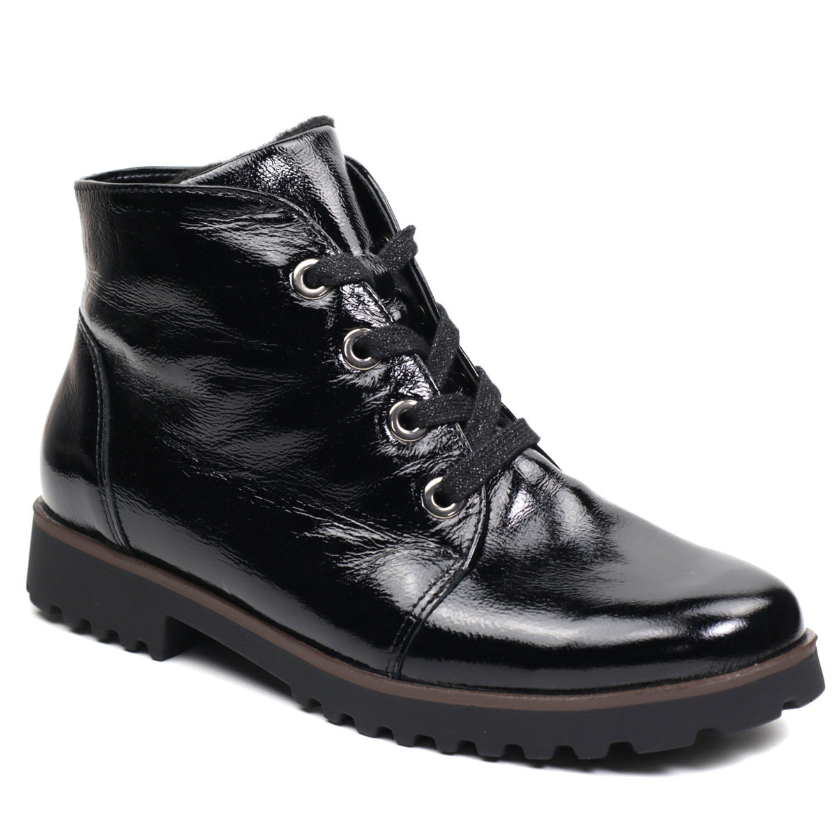 Waldlaufer Ghete dama 772804 143 001 negru lac ID3598-NGL