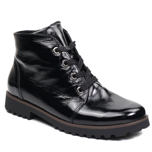 Waldlaufer Ghete dama 772804 143 001 negru lac ID3598-NGL
