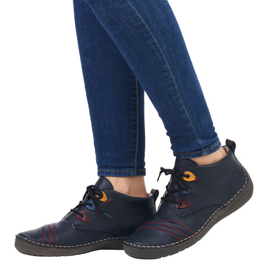 Rieker Ghete dama 52509 14 bleumarin ID3602-BLM
