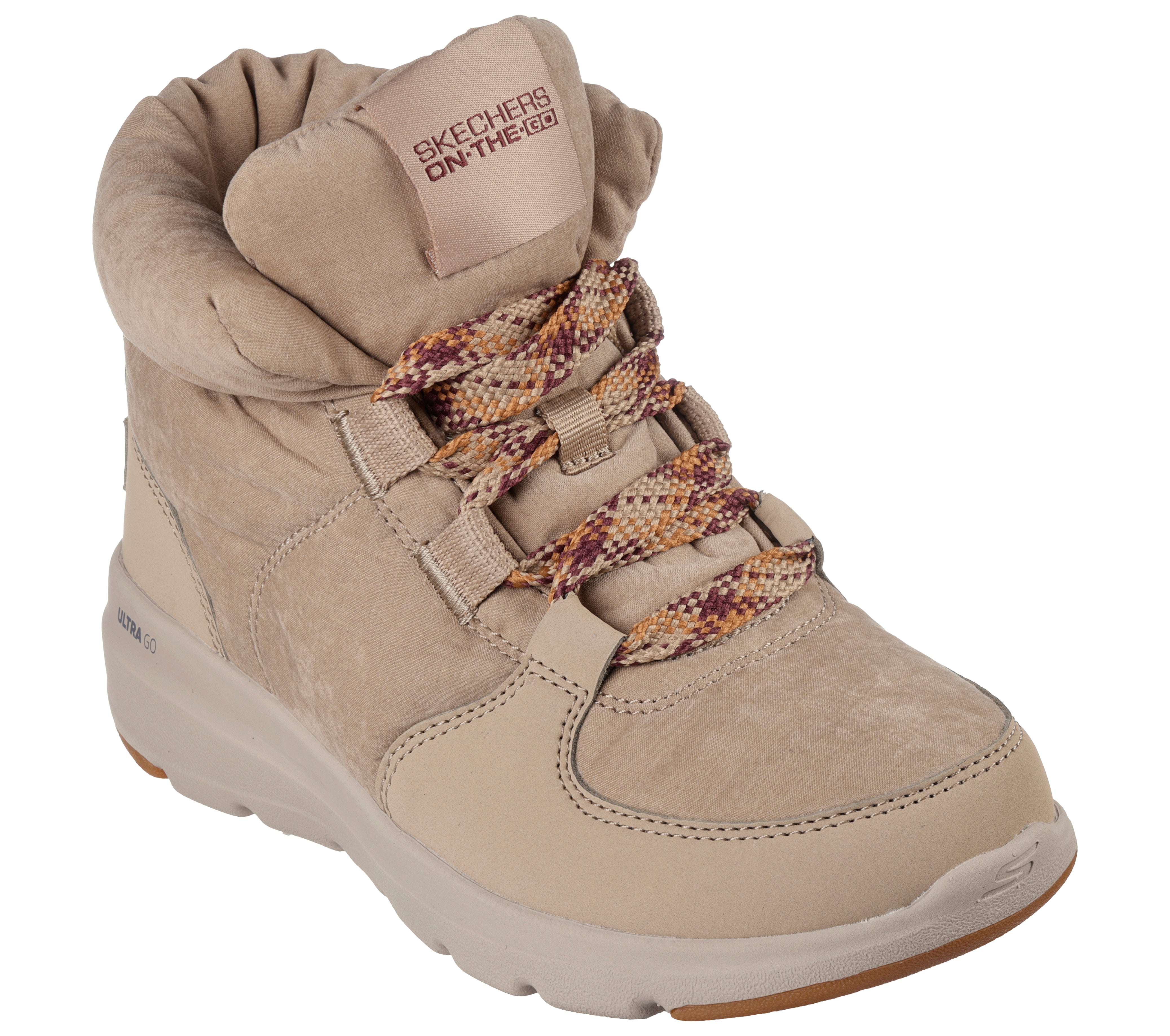 Skechers Ghete dama GLACIAL ULTRA TREND 144194 TAN ID3610-TAN