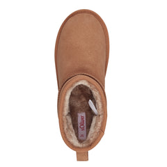 s.Oliver Ghete dama stil UGG 5 26351 41 cognac velur ID3635-CGNV