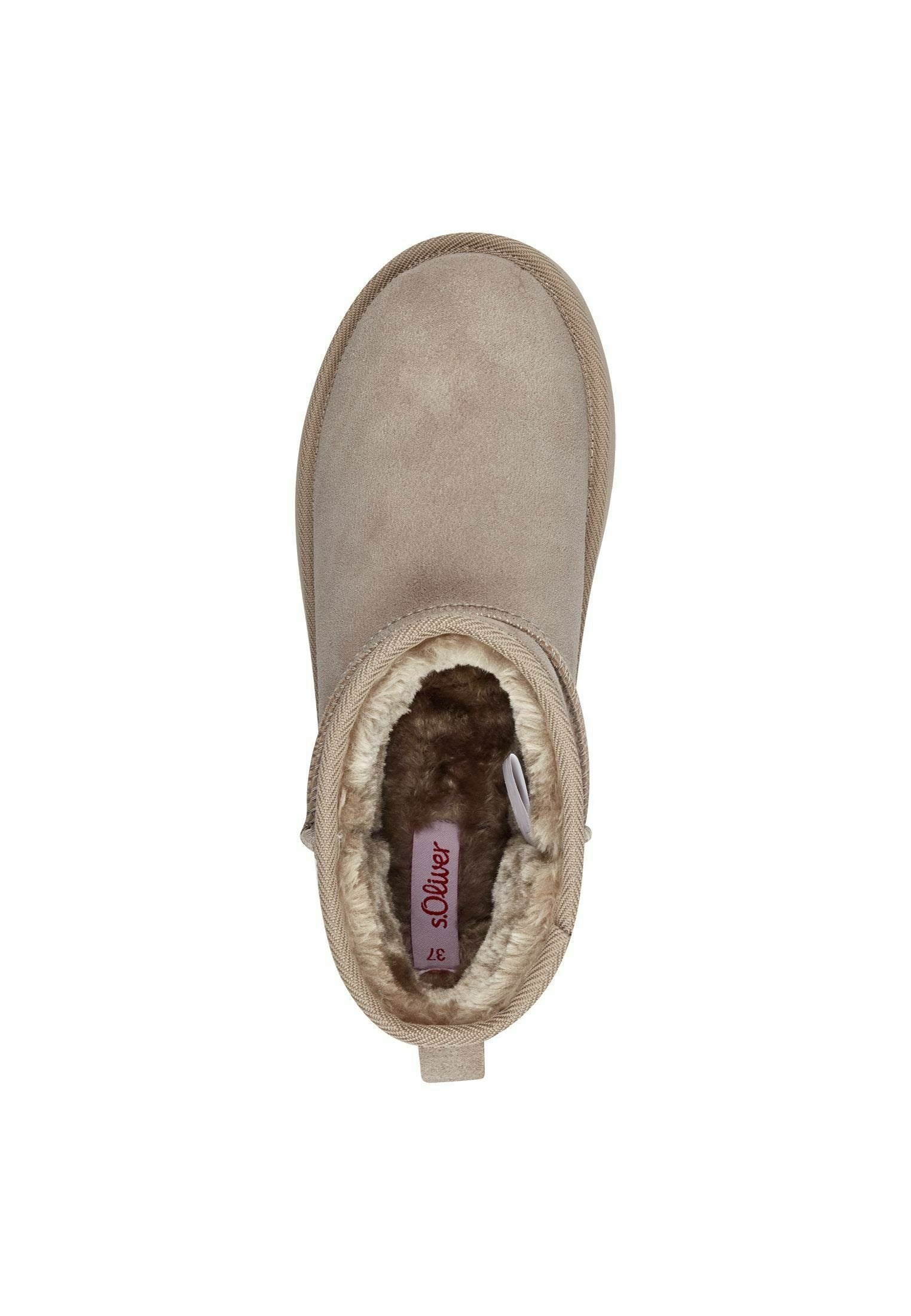 s.Oliver Ghete dama stil UGG 5 26351 41 taupe velur ID3635-TPEV