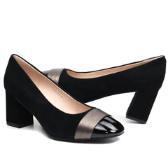 Epica Pantofi dama JGFH9107 717 L2 I negru velur ID3640-NGV
