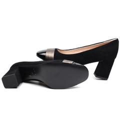 Epica Pantofi dama JGFH9107 717 L2 I negru velur ID3640-NGV