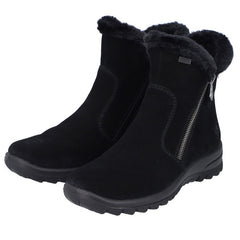 Rieker Ghete dama TEX L7162 00 negru velur ID3657-NGV