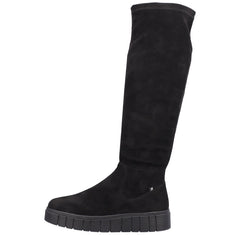 Rieker Cizme dama stretch cu velur W1080 00 negru velur ID3659-NGV