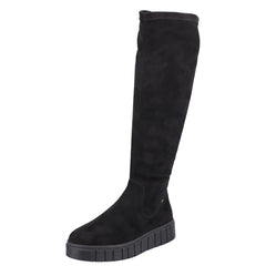 Rieker Cizme dama stretch cu velur W1080 00 negru velur ID3659-NGV