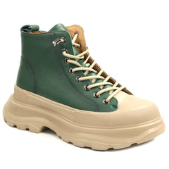 Franco Gerardo Ghete dama piele naturala 66081 verde ID3732-VRD