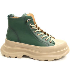 Franco Gerardo Ghete dama piele naturala 66081 verde ID3732-VRD
