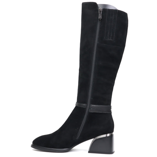 Karisma Cizme dama H3DL30030 01 negru velur ID3735-NGV
