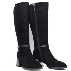 Karisma Cizme dama H3DL30030 01 negru velur ID3735-NGV