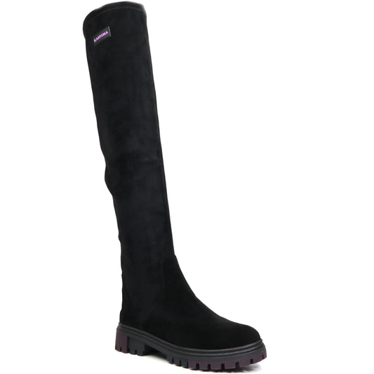 Karisma Cizme dama W1W300013 01 Z negru velur ID3740-NGV