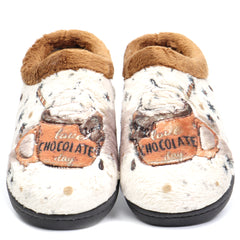 ROAL Papuci casa dama CHOCOLATE R12281 multicolor ID3745-MCL