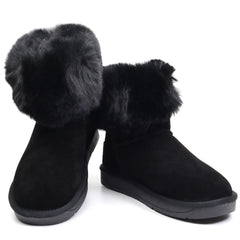 Soprani Couture Ghete dama Foxy SCW328020 negru velur ID3763-NGV
