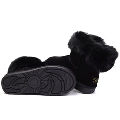 Soprani Couture Ghete dama Foxy SCW328020 negru velur ID3763-NGV