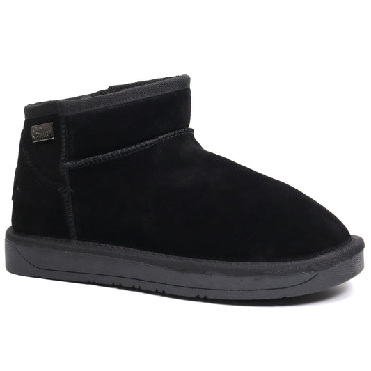 Soprani Couture Ghete dama Hugh Mini SCW328035 negru velur ID3766-NGV