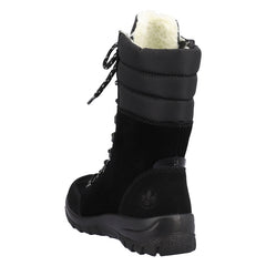 Rieker Ghete dama L7101 00 negru velur ID3768-NGV