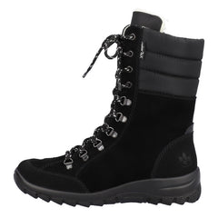 Rieker Ghete dama L7101 00 negru velur ID3768-NGV