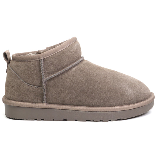 Energy Ghete dama scurte I1200 taupe velur ID3773-TPEV