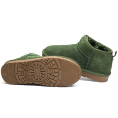 Energy Ghete dama scurte I1200 verde velur ID3773-VRDV