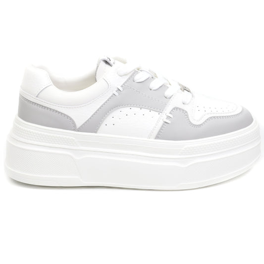 Pass Collection Pantofi dama fashion sport X5X640011A J9 N alb+multicolor ID3798-ALB.MCL
