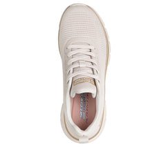 Skechers Pantofi dama sport BOBS B FLEX HI 117385 WHITE/GOLD ID3801-WHGD