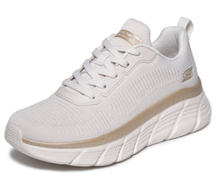 Skechers Pantofi dama sport BOBS B FLEX HI 117385 WHITE/GOLD ID3801-WHGD