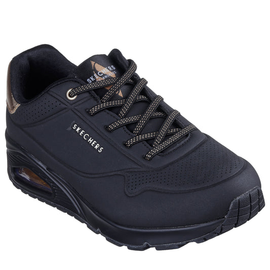 Skechers Pantofi dama sport UNO SHIMMER AWAY 155196 BBK ID3812-BBK