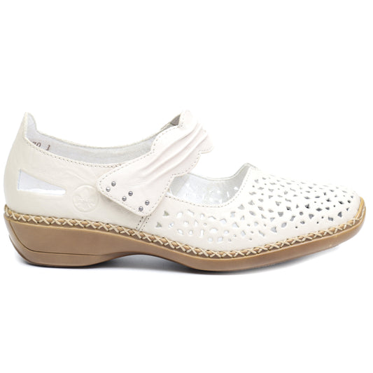 Rieker Pantofi dama 41399 60 crem ID3853-CRM