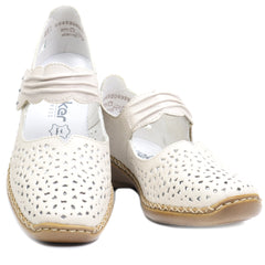 Rieker Pantofi dama 41399 60 crem ID3853-CRM