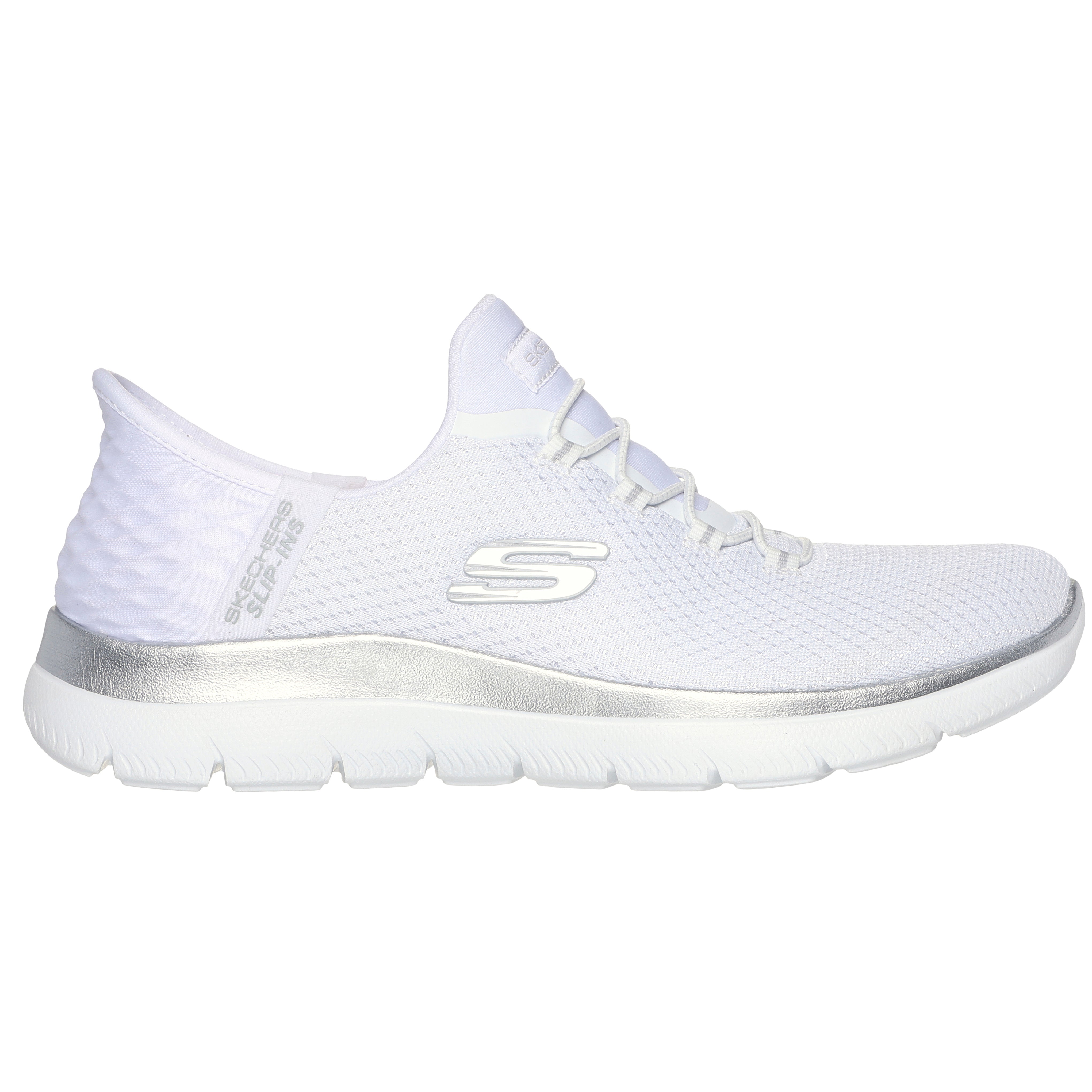 Skechers Pantofi dama sport SUMMITS DIAMOND DREAM 150123 WHITE/SILVER ID3897-WSL