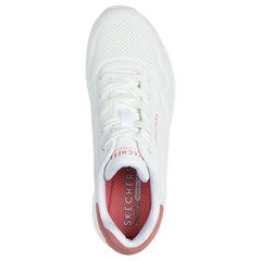 Skechers Pantofi dama sport UNO POP BACK 177092 WHITE/CORAL ID3909-WCRL