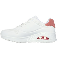 Skechers Pantofi dama sport UNO POP BACK 177092 WHITE/CORAL ID3909-WCRL